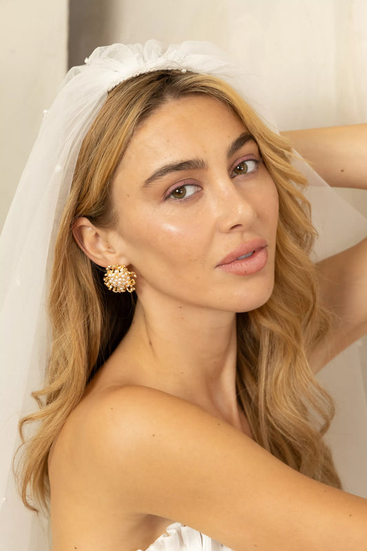 Celine Freshwater Pearl Stud Earrings