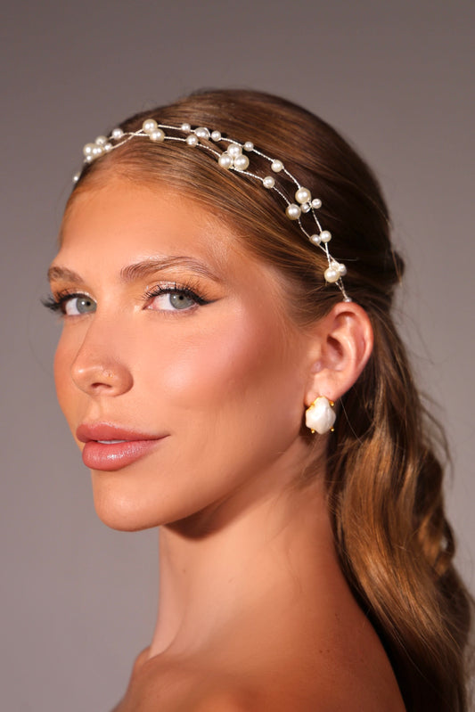 Ava Pearl Bridal Hair Piece