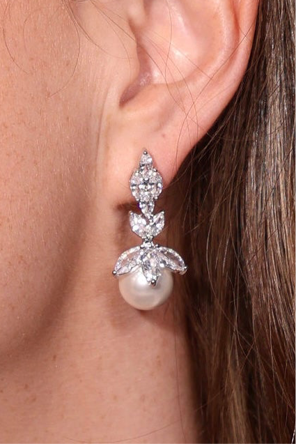 Nina Pearl Drop Earrings