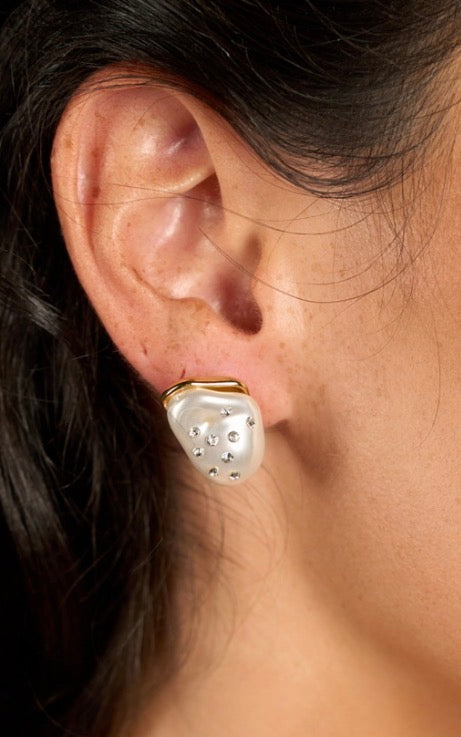 Mavie Constellation Freshwater Pearl Earrings