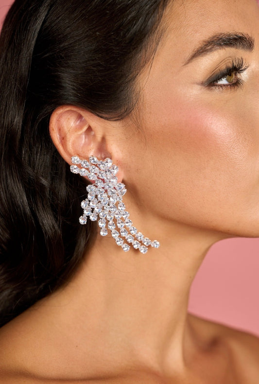 Ally Maxi Bridal Earrings