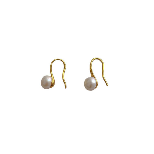 Angela Freshwater Pearl Hook Earrings