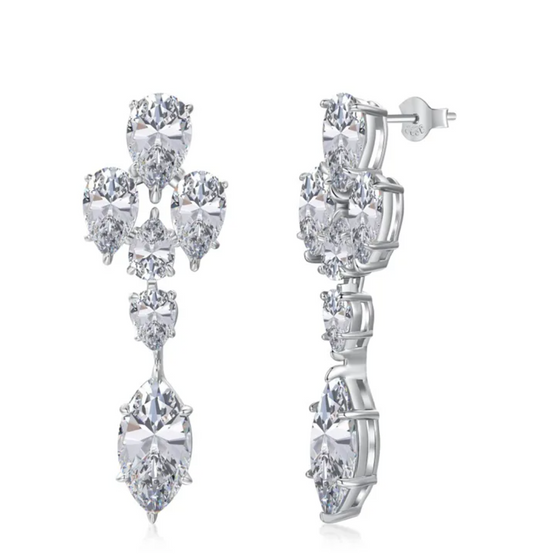 Angelina Marquise Drop Earrings