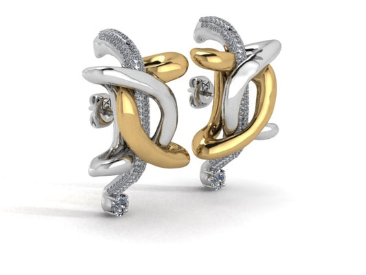 Truth Gold & Diamond Earrings