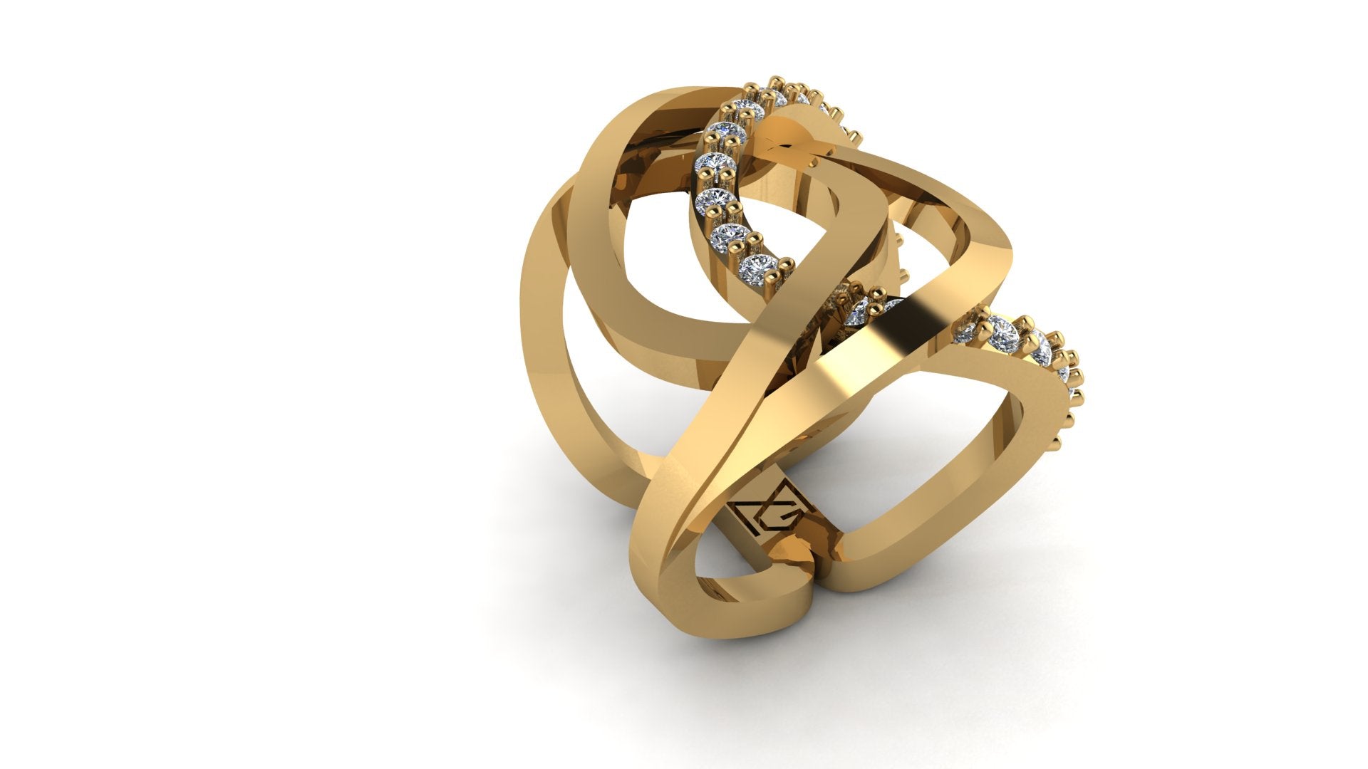 Women's Gold Ring (2.050 Grams) in 22Kt Yellow Gold | Mohan Jewellery